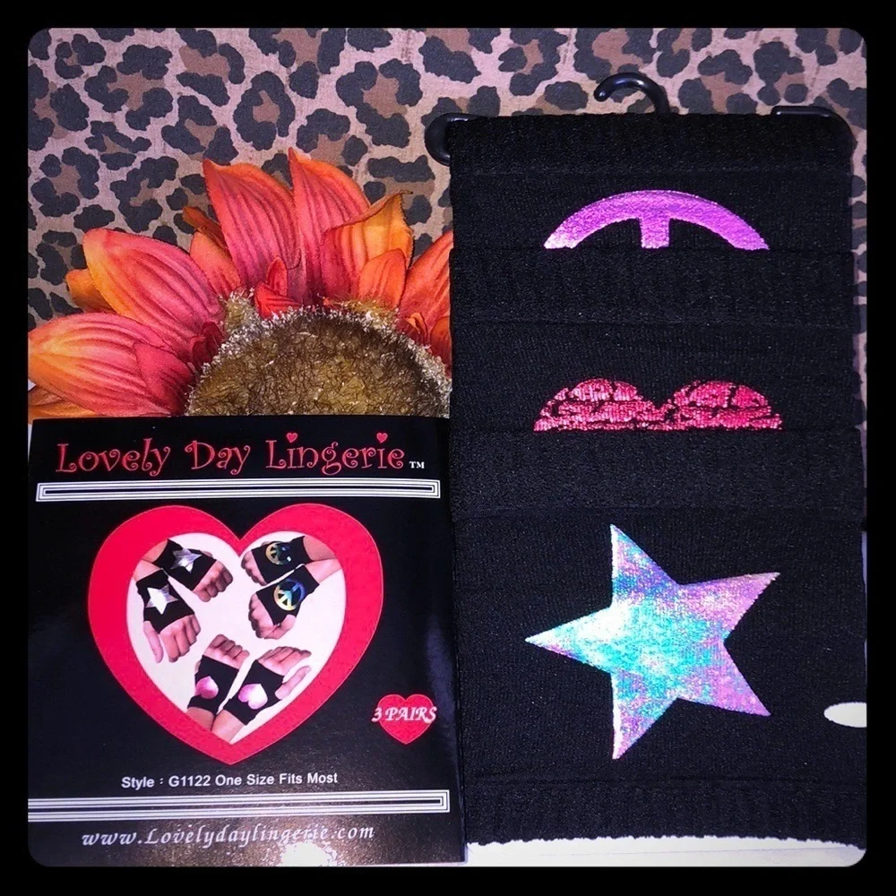 🌻5/$25🌻Lovely Day Lingerie Fingerless Gloves